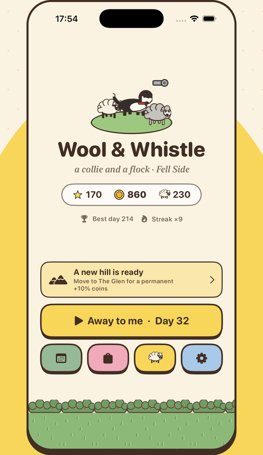 Wool & Whistle title screen